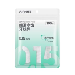 airkiss细化牙线棒西柠味