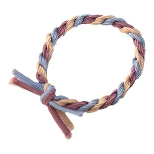 麻花头绳编织发圈皮筋女2025新款高弹力耐用扎头马尾儿童三股发绳