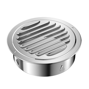 304不锈钢风帽批发外墙新风出风口室外止逆阀排气口出风罩通风口