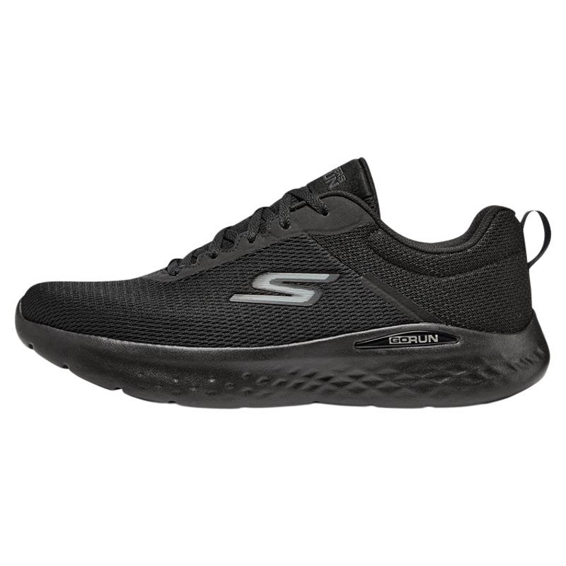 Skechers斯凯奇男子厚底轻弹缓震跑步鞋耐磨系带舒适运动休闲鞋子