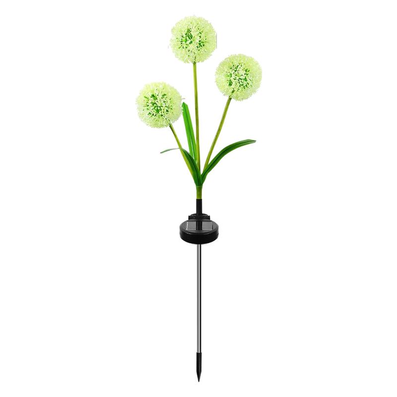 太阳能栀子花地插灯仿真花地插灯