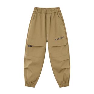 多多家男童休闲裤户外2026新款春秋季儿童工装裤男孩洋气宽松裤子