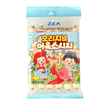 ZEK韩国进口宝宝鳕鱼肠即食90g