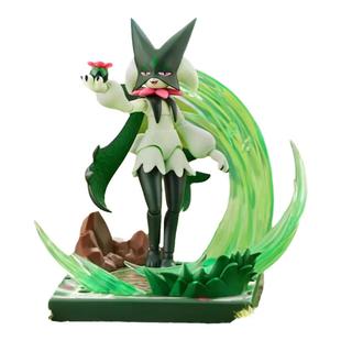 布鲁可宝可梦手办魔幻假面喵神奇宝贝口袋妖怪朱紫积木摆件玩具男