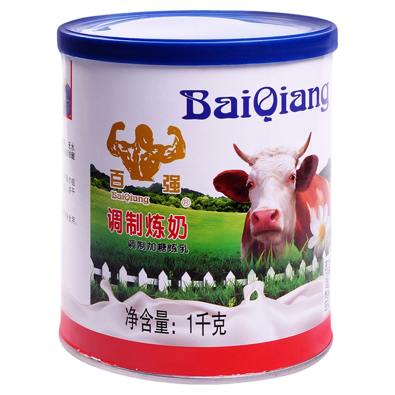 百强调制炼乳1kg×12整箱烘焙