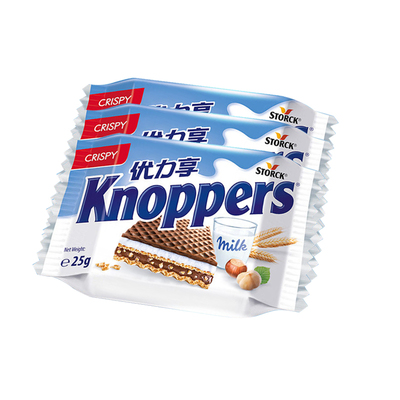 Knoppers优力享进口威化饼干5包