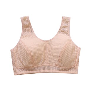 大码透气妈妈内衣中老年人妇女士薄款夏季背心式文胸罩聚拢全罩杯