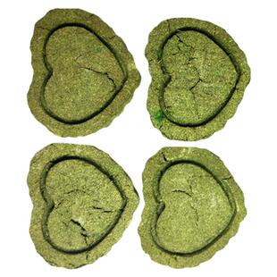 磨牙零食草饼归乡提手工制作草饼苜蓿草饼仓鼠磨牙零食20个兔饲料