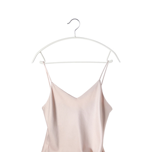 霜山防滑浸塑衣架钢制无痕不鼓包衣柜带挂钩衣撑子家用晾衣架衣挂