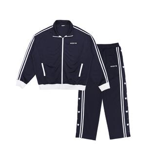 NERDY2024秋新品情侣同款宽松休闲运动服套装女外套上衣潮牌