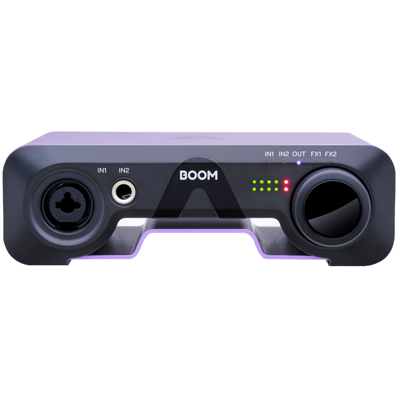 APOGEE BOOM声卡专业乐器录音混音编曲直播K歌带内录USB外置声卡