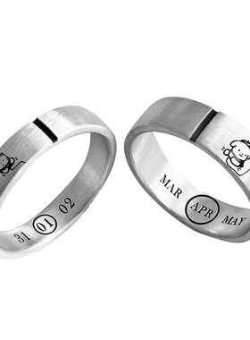 999足银洛比兜比手工定制戒指