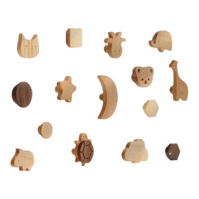 衣柜拉手实木抽屉卡通儿童衣柜门