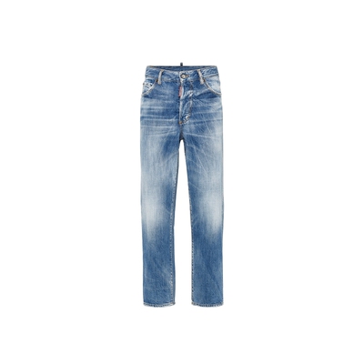 【5折】DSQUARED2/D2次方秋冬女士直筒牛仔裤BOSTON JEAN