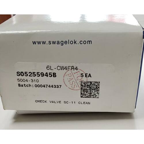议价世伟洛克单向阀6L-CW4FR4 全新原装正品 其他型号问客服