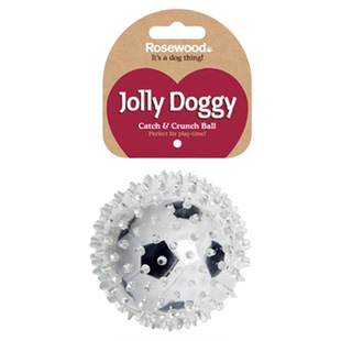 正品英国rosewood狗狗玩具球耐咬磨牙弹力球洁齿橡胶球抗菌玩具