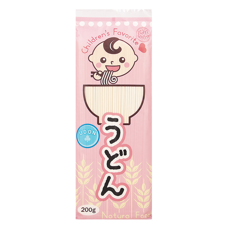 日本进口儿童细挂面冷面乌冬面家面条/挂面（无料包）