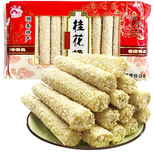 湖南常德特产桃源传统糕点佳奇龙须酥桂花糖焦切糖牛皮糖麻蓉酥糖