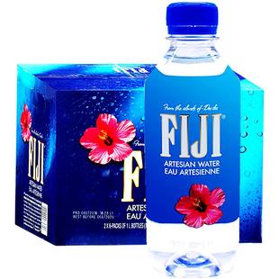 FIJI斐济进口天然矿泉水斐泉弱碱性纯净水饮用水整箱330/500ml/1L