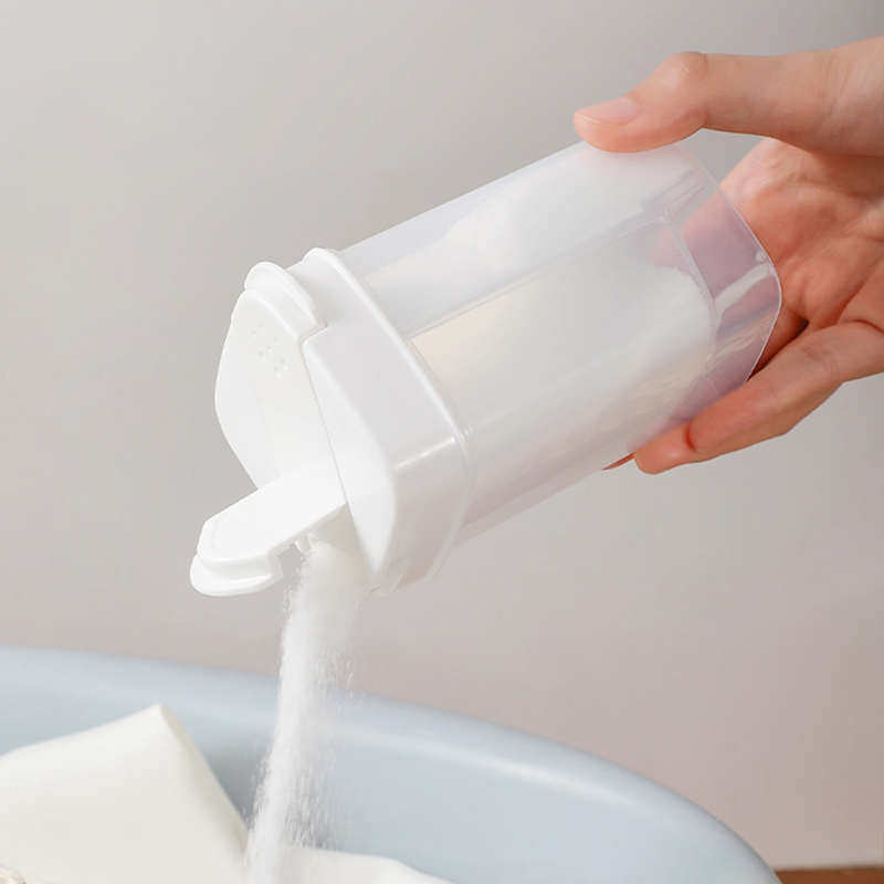 双盖调料罐苏打粉收纳盒定量调味罐密封防潮盐罐调料盒计量撒粉罐