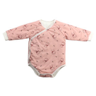 清仓手工棉花婴儿连体衣三角哈衣男新生儿棉衣女宝宝纯棉包屁衣