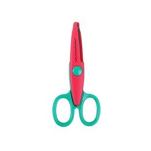 儿童花边剪刀安全小剪刀手工幼儿园宝宝剪纸刀小学生美术课美工专用圆头不伤手小剪子便携创意波浪花边形剪刀