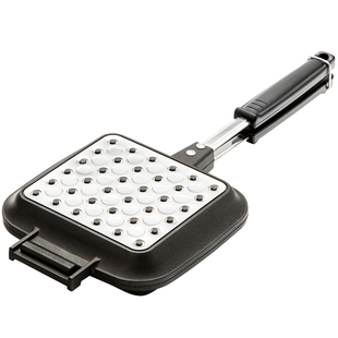 三明治锅双面夹锅日本进口杉山金属热压吐司煎面包不粘平底早餐锅