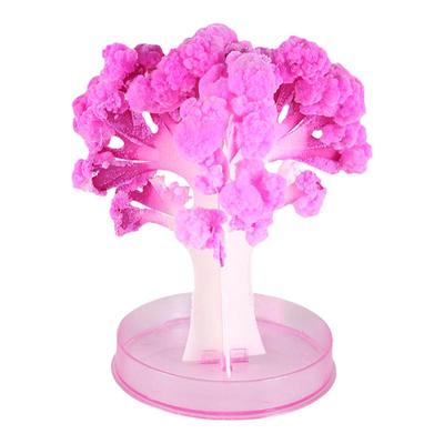 魔法圣诞树纸树开花化学科学实验