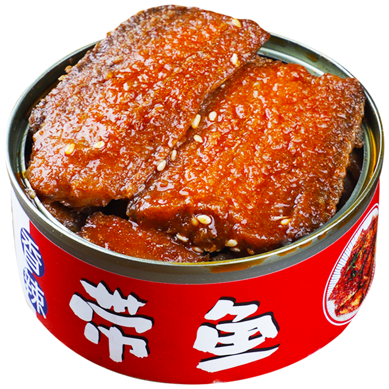 纯鱼肉无黄豆带鱼罐头下饭下酒