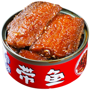 纯鱼肉无黄豆带鱼罐头下饭下酒
