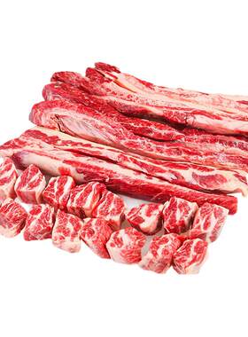 雪花牛肋条烧鸟烤肉食材