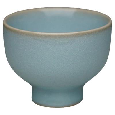 原产地汝瓷中式复古茶具高足杯