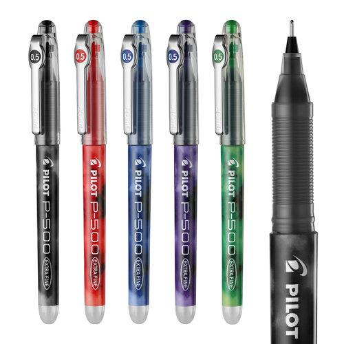 美橙文具 日本PILOT百乐P500考试笔BL-P50中性笔学生用水笔0.5mm