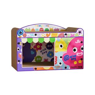 卡通猫抓板耐磨不掉屑立式沙发双层猫窝一体猫爪板耐抓四季通用