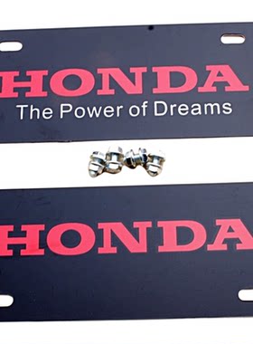 HONDA牌照踏板车车牌摩托车牌照