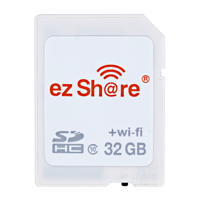 ezshare易享派wifi SD卡32g高速无线内存卡适用佳能700D 450D550D尼康D3000 D3200单反相机卡理光GRGR2存储卡