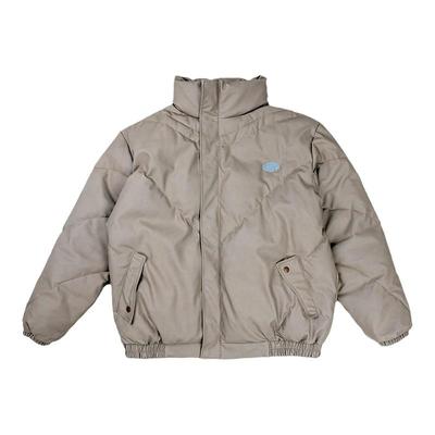 PU皮质加厚冬季羽绒棉服