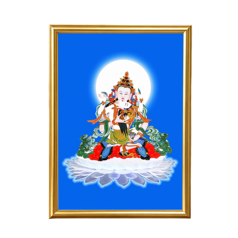 金刚萨埵金刚萨垛佛像相框画框佛堂摆件玄关桌面摆台挂画照片定制