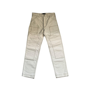 咔叽春夏高密纯棉n-1防撕裂丛林白井下巴黎扣直筒工装长裤男非fw