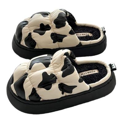 棉拖鞋女士冬季加绒外穿