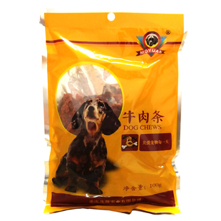 茂源保健牛肉条宠物狗狗零食磨牙洁齿棒干牛肉干营养咀嚼可100g