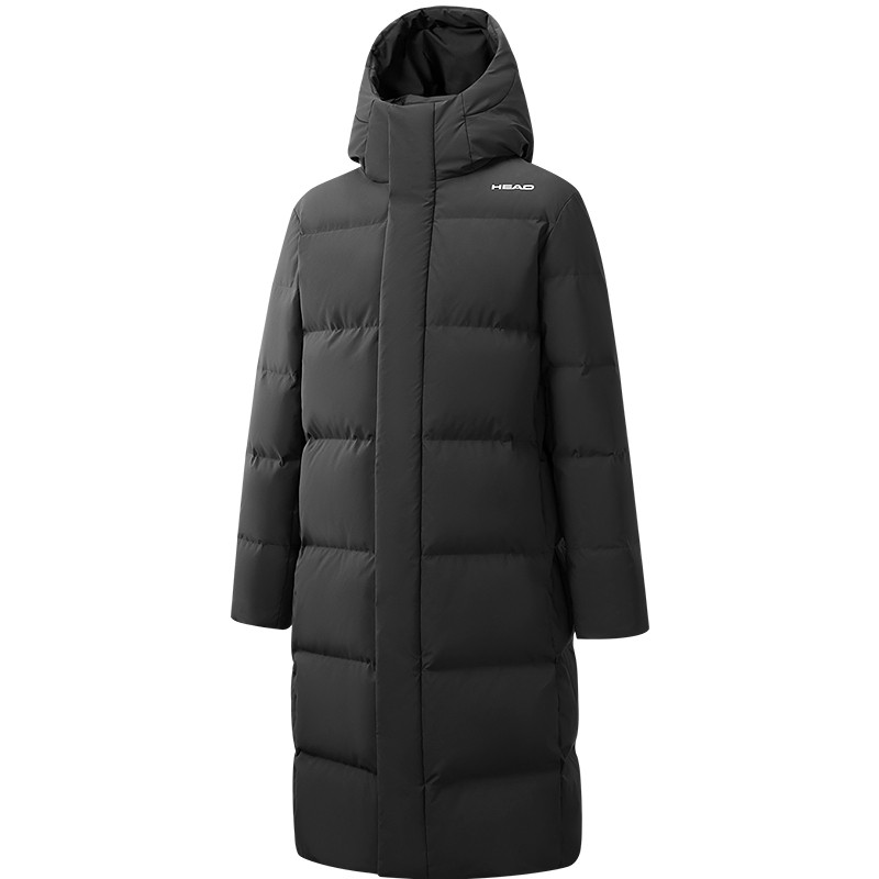 【男女同款】HEAD海德连帽防风防水户外长款90绒羽绒服保暖外套