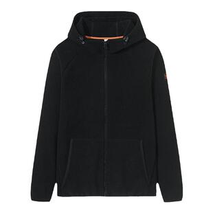 拓路者抓绒衣外套女款春秋季摇粒绒连帽加绒加厚防风保暖拉链开衫