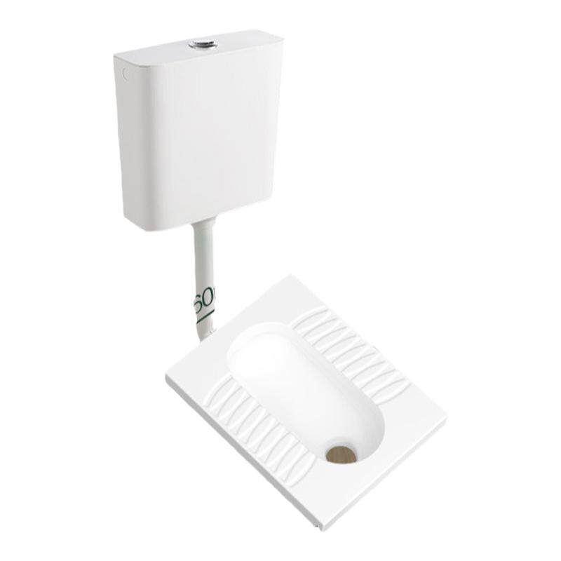 九牧卫浴家用卫生间蹲便器用水箱双按键冲水箱水箱蹲便器配件套装