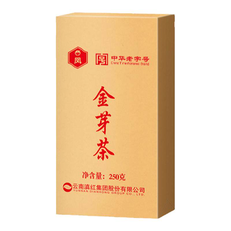 凤牌红茶金芽茶单芽密香型250g