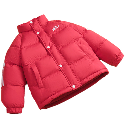雅鹿新款儿童羽绒服短款