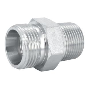 1CT-SP卡套接头镀锌永华标准英锥管螺纹液压接头油管过渡高压接头