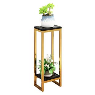 花架子客厅落地式铁艺阳台置物架客厅花盆支架新款花架放植物盆架