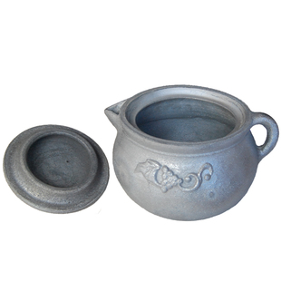 荥经土砂锅小号熬药罐子宝宝中药锅煲汤家用煎药锅老式无釉煮茶壶