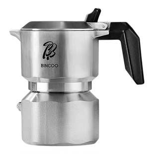 Bincoo联名三阀316不锈钢摩卡壶GT 小型家用浓缩萃取咖啡机套装